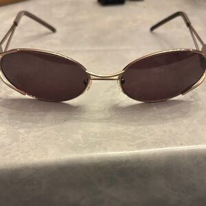 Vintage Escada Gold and Brown Sunglasses